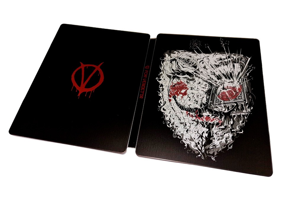 Fotografías del Steelbook de V de Vendetta en UHD 4K y Blu-ray 11