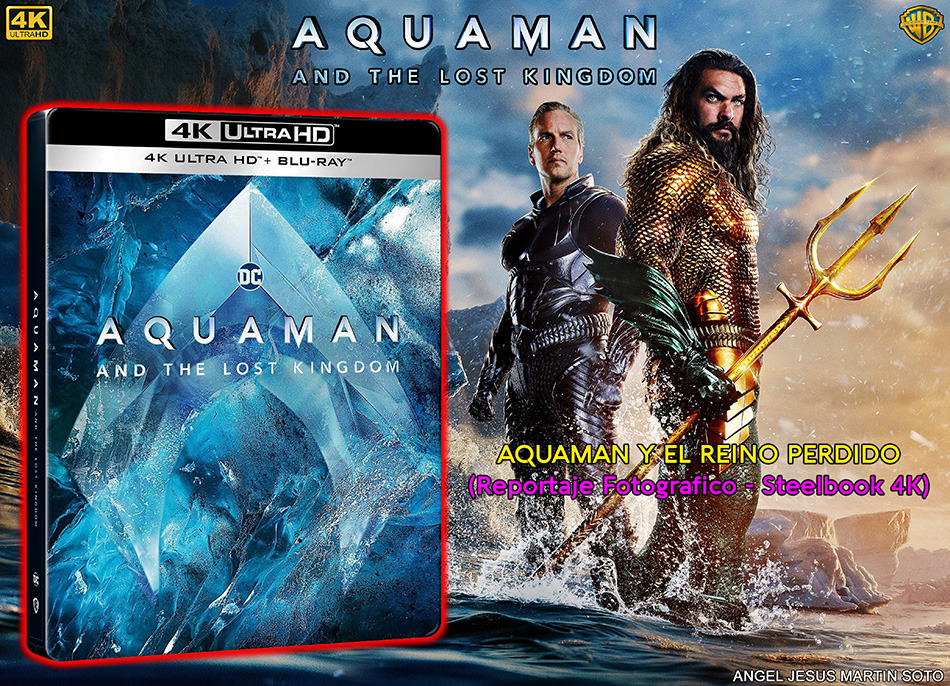 Fotografías del Steelbook de Aquaman y el Reino Perdido en UHD 4K y Blu-ray 1