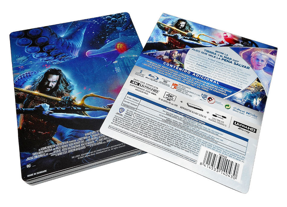 Fotografías del Steelbook de Aquaman y el Reino Perdido en UHD 4K y Blu-ray 6