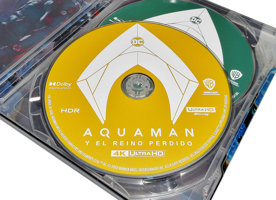 Fotografías del Steelbook de Aquaman y el Reino Perdido en UHD 4K y Blu-ray 12