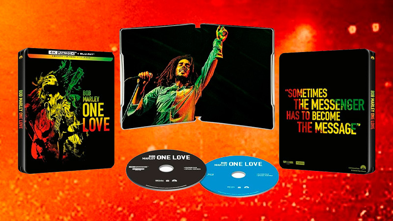 Bob Marley: One Love en Blu-ray, UHD 4K y Steelbook 4K
