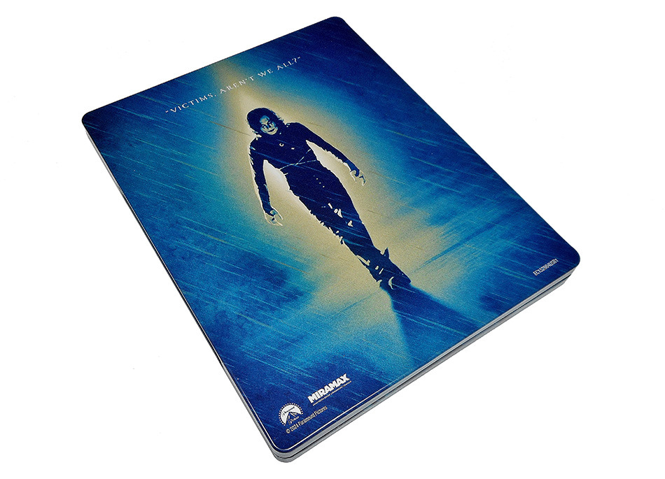Fotografías del Steelbook azul de El Cuervo en UHD 4K y Blu-ray 9