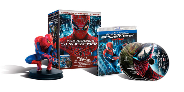 Carátula de The Amazing Spider-Man - Edición Exclusiva (Figura) en Blu-ray+Blu-ray 3D