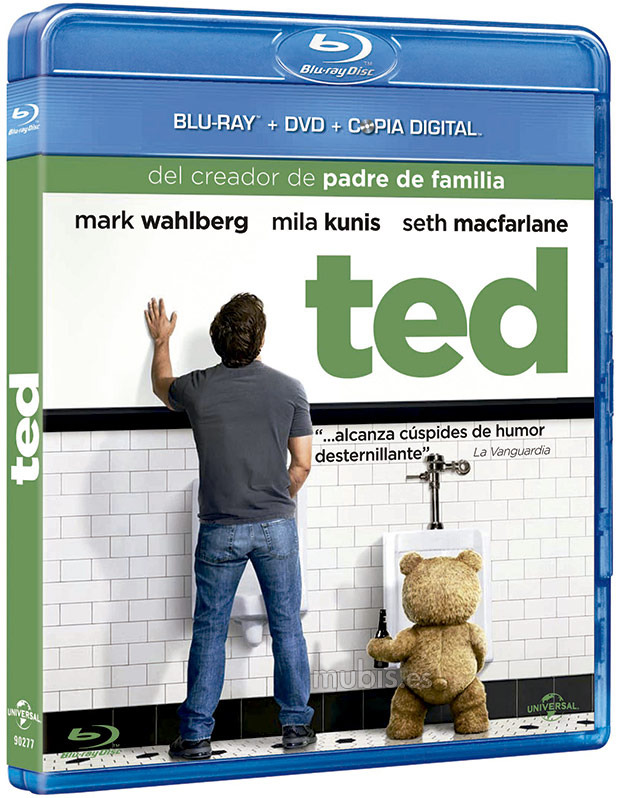 Ted en Blu-ray; diseño de la carátula y primeros datos