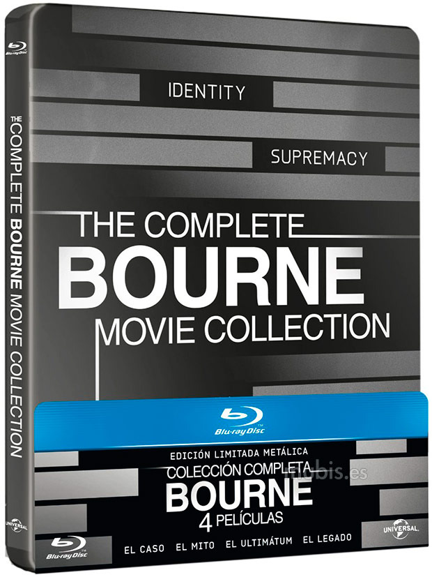 Anuncio oficial del Blu-ray de Bourne Colección Completa - Edición Metálica