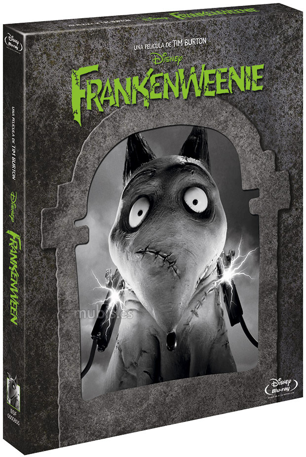 Detalles del Blu-ray de Frankenweenie - Edición Exclusiva Postales