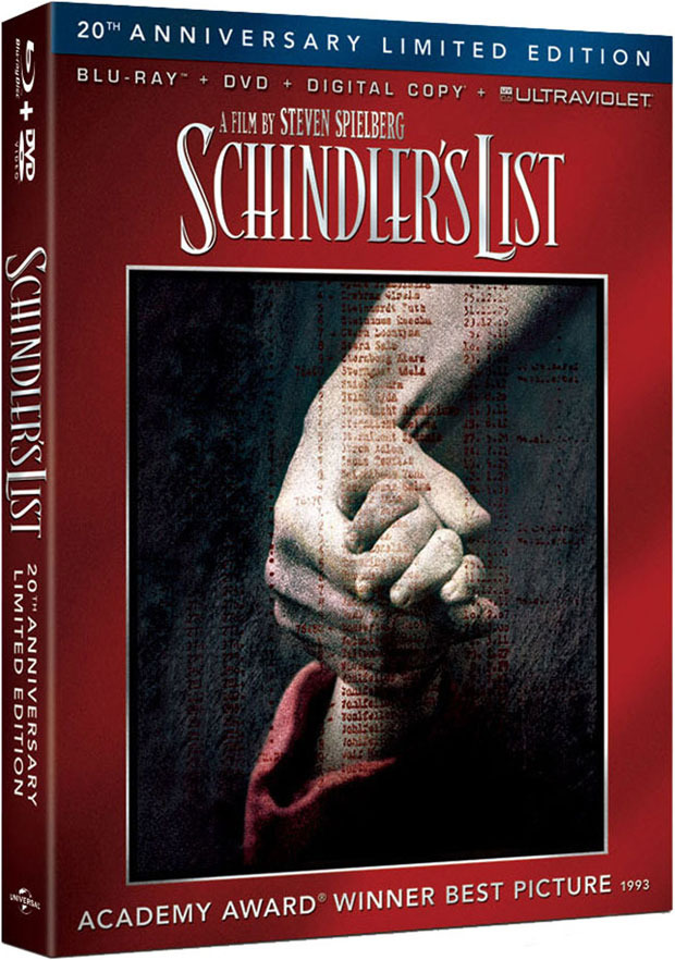 La Lista de Schindler en Blu-ray anunciada en Estados Unidos