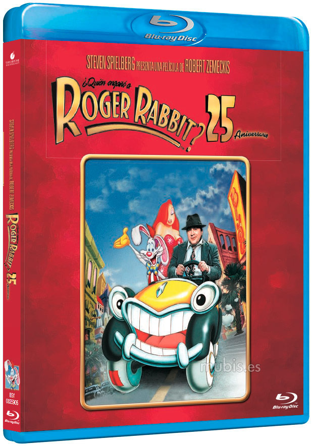 Carátula de ¿Quién Engañó a Roger Rabbit? en Blu-ray