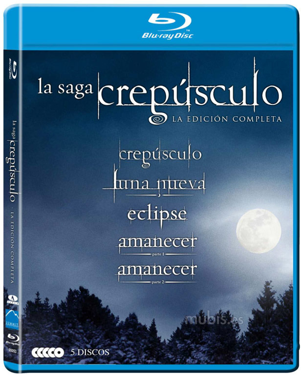 Ediciónes en Blu-ray de Amanecer Parte 2 y la Saga Crepúsculo