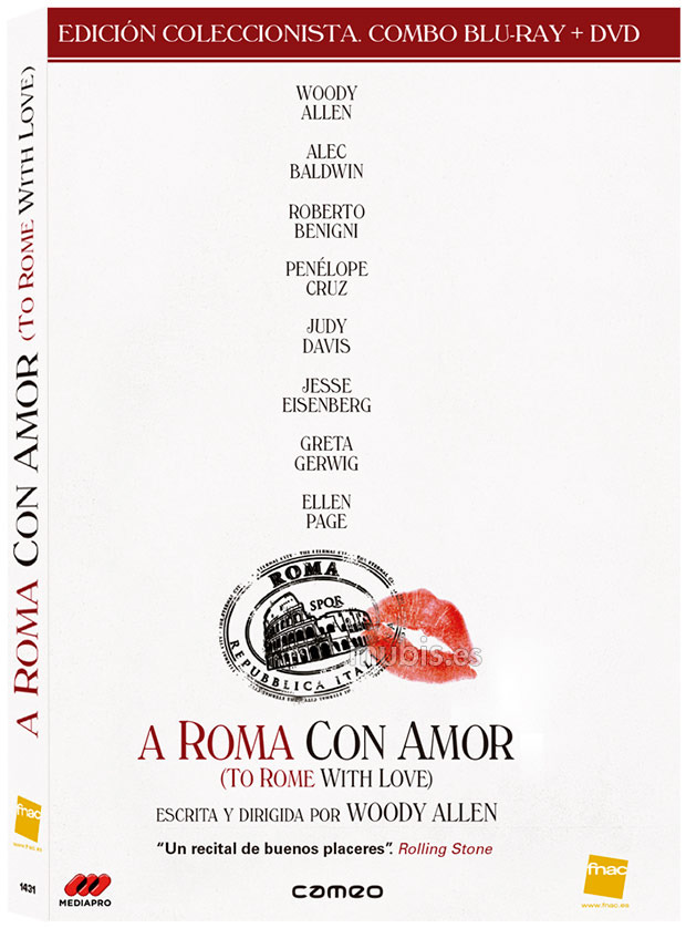 Detalles del Blu-ray de A Roma con Amor - Edición Coleccionista