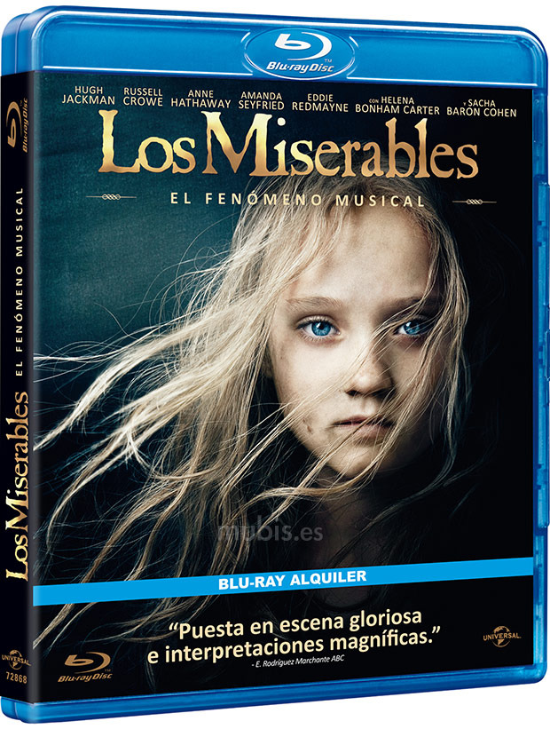 Primer vistazo a la carátula de Los Miserables en Blu-ray