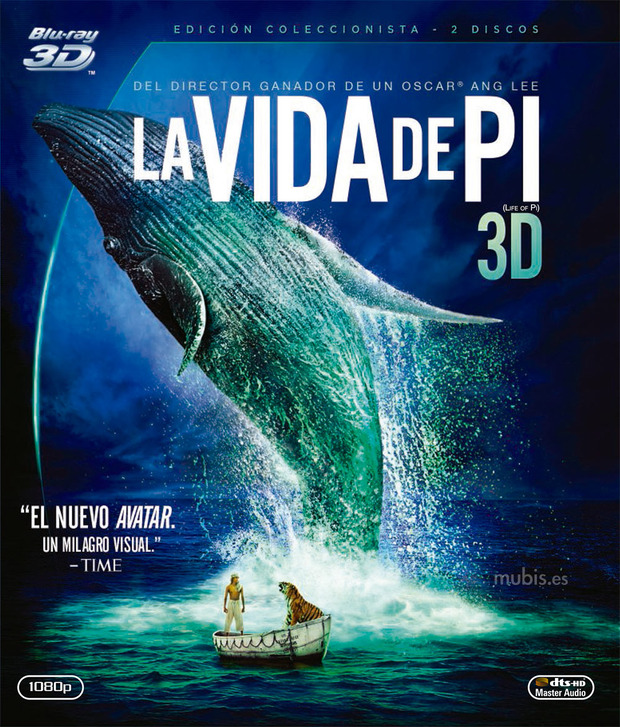 Datos completos de La Vida de Pi en Blu-ray, la triunfadora en los Oscar