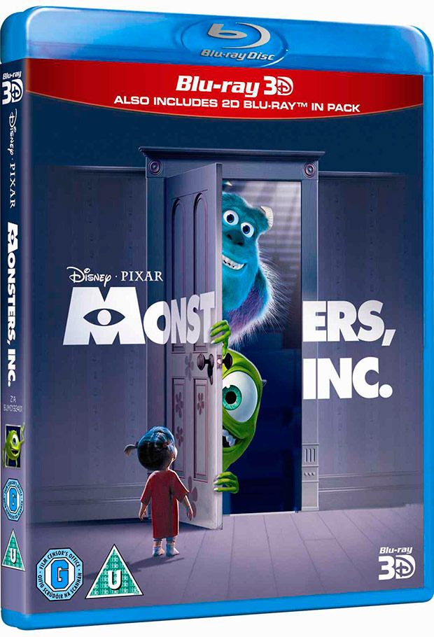 Fecha de venta del Blu-ray 3D de Monstruos S.A.