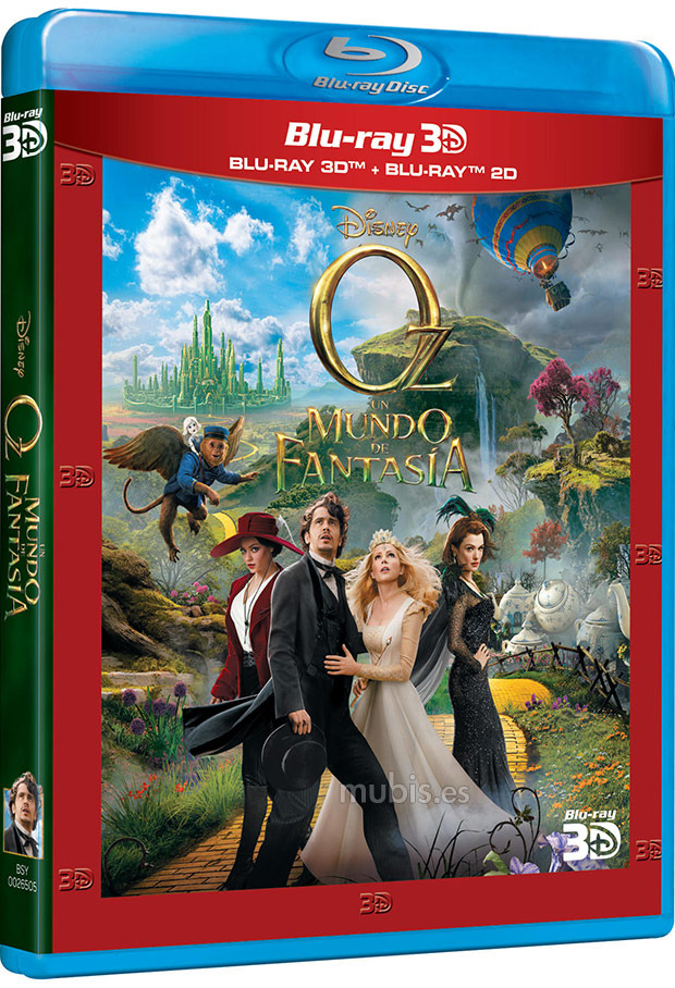 Contenidos completos de Oz, Un Mundo de Fantasia en Blu-ray 2D y 3D