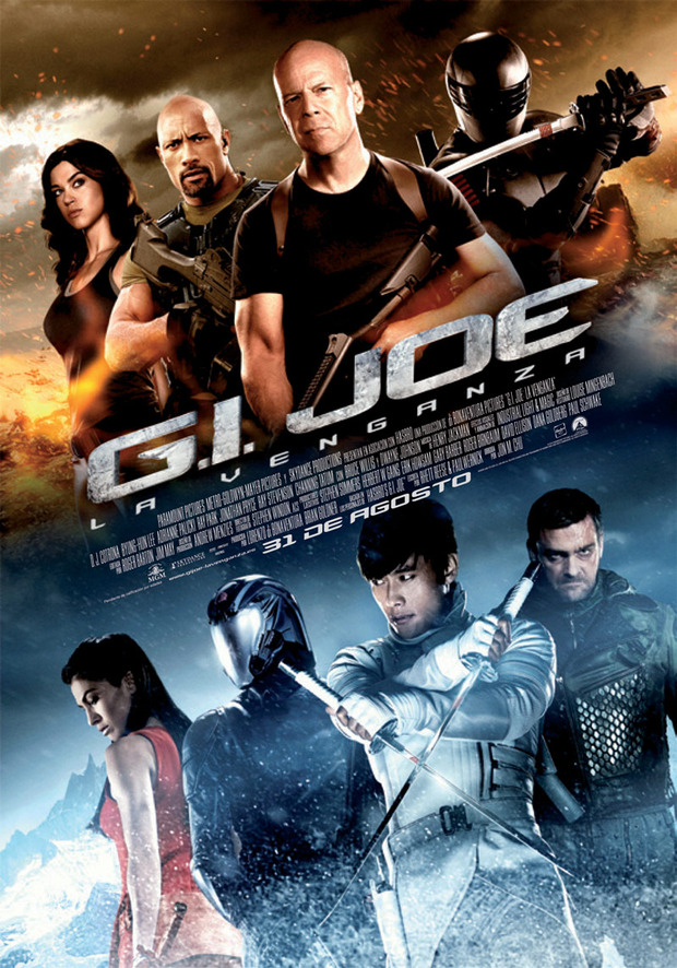 Anuncio oficial del Blu-ray de G.I. Joe: La Venganza