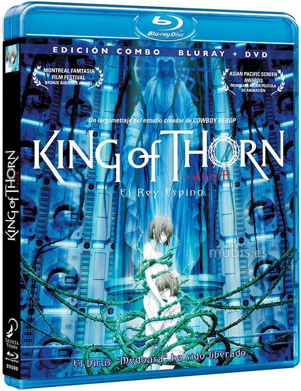 Carátula del Blu-ray de King of Thorn (El Rey Espino)