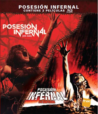 Carátula del Blu-ray de Pack Posesión Infernal (1981 + 2013)