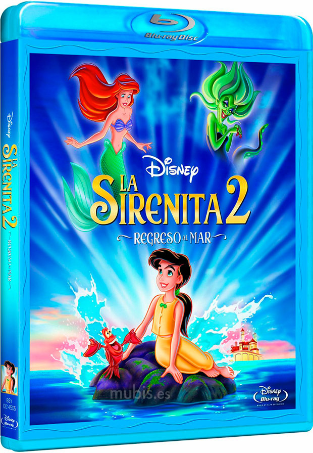 La Sirenita en Blu-ray; carátula y extras del clásico Disney