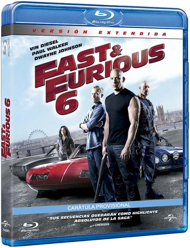 Detalles del Blu-ray de Fast & Furious 6