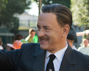 Cartel español de Saving Mr. Banks con Tom Hanks y Emma Thompson