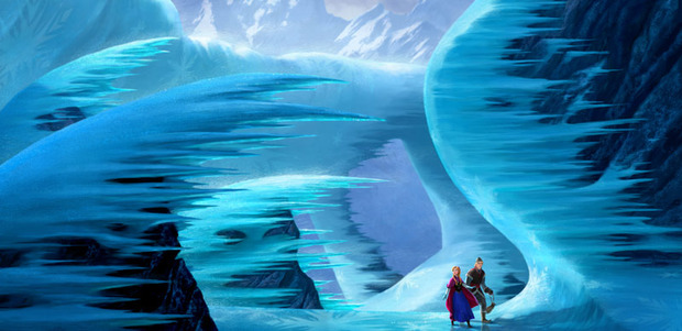 Primer cartel español de Frozen, El Reino del Hielo