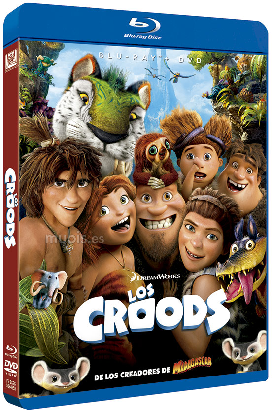 Carátula del Blu-ray de Los Croods