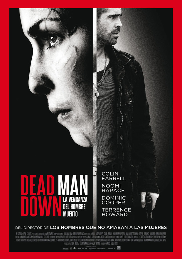 Nueva fecha de salida del Blu-ray de Dead Man Down (La Venganza del Hombre Muerto)