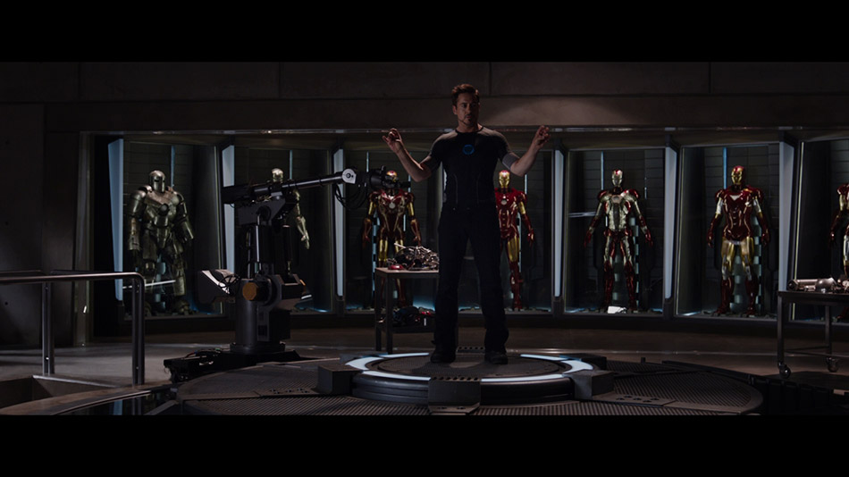 Capturas de imagen de Iron Man 3 en Blu-ray