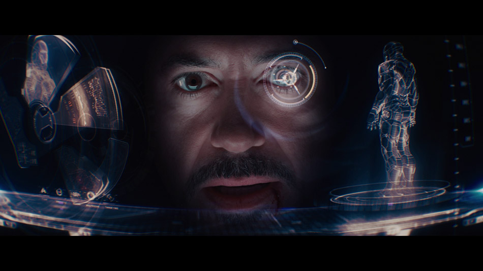 Capturas de imagen de Iron Man 3 en Blu-ray