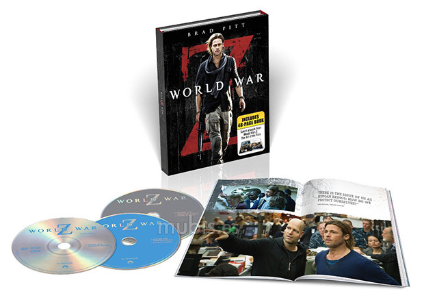 Digipak de Guerra Mundial Z en Blu-ray exclusivo de Amazon