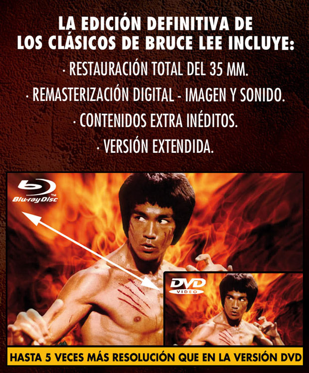 Primeros datos de Bruce Lee 70 aniversario en Blu-ray