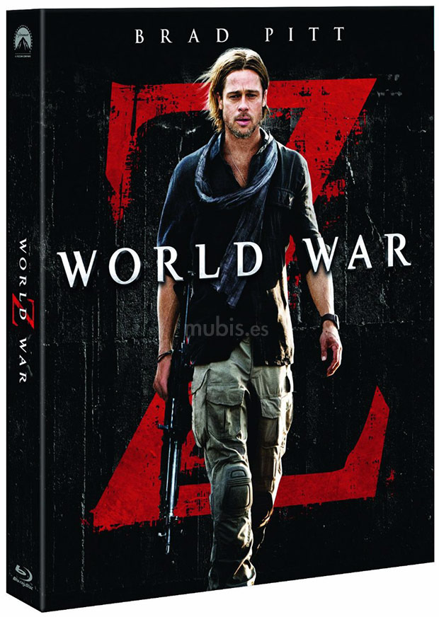 Guerra Mundial Z en Blu-ray; diseño de las carátulas