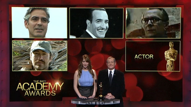 Oscar 2012, Lista de Nominaciones