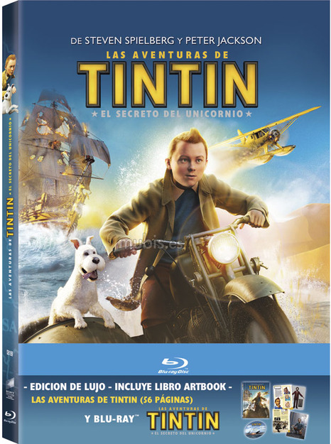 Carátula y más detalles del digibook de Las Aventuras de Tintin