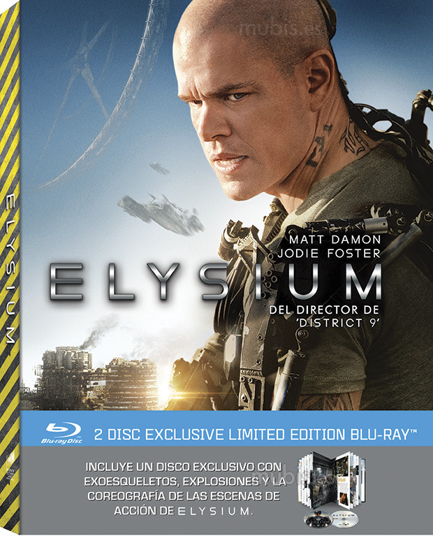 Detalles del Blu-ray de Elysium
