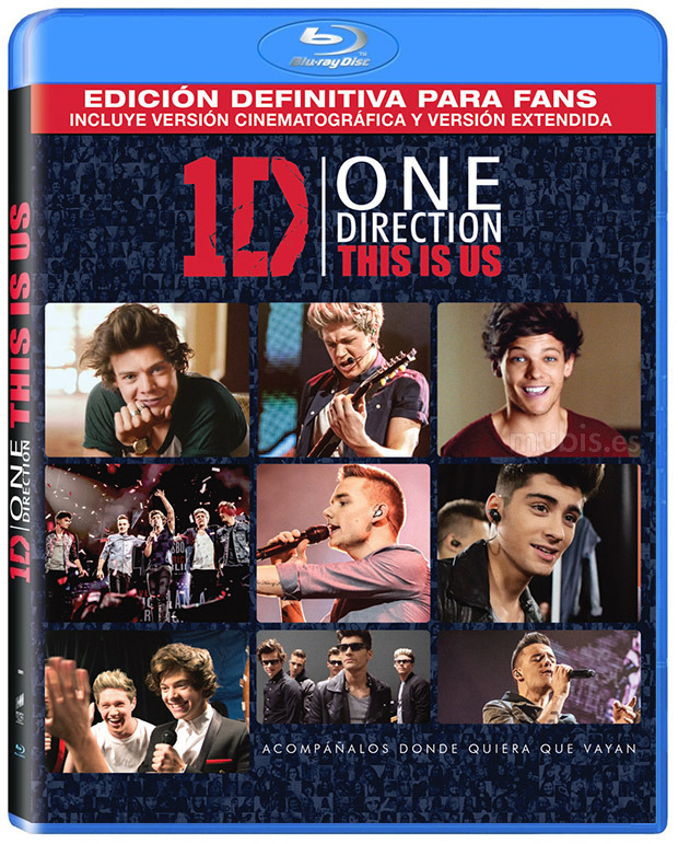 Primeros datos de One Direction: This Is Us en Blu-ray