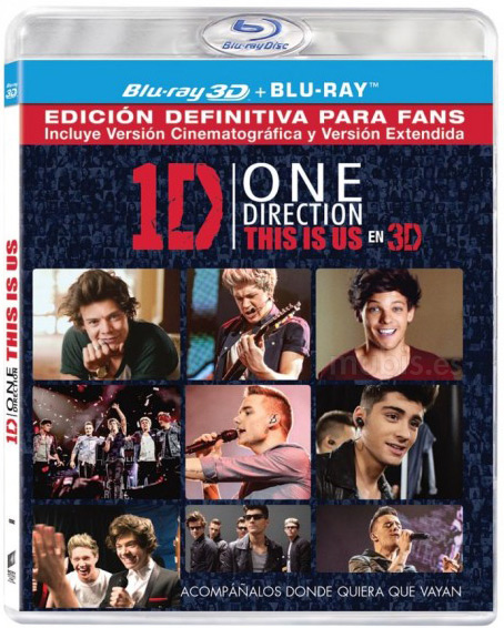 Primeros datos de One Direction: This Is Us en Blu-ray