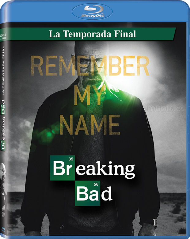 Diseño de la carátula de Breaking Bad - Serie Completa en Blu-ray