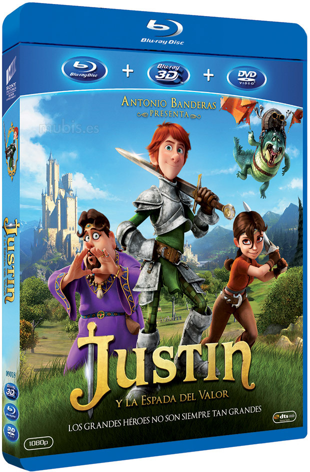 Detalles del Blu-ray+Blu-ray 3D de Justin y la Espada del Valor