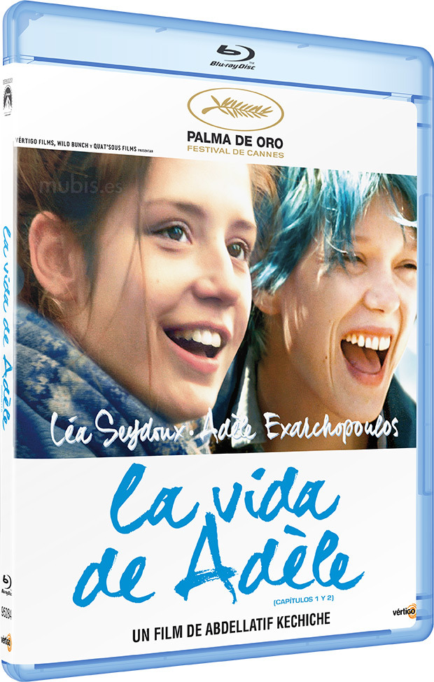 Anuncio oficial y carátula de La Vida de Adèle en Blu-ray