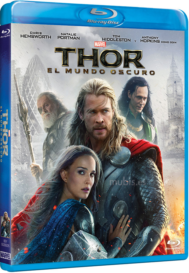Portadas de Thor: El Mundo Oscuro en Blu-ray, Blu-ray 3D y Steelbook