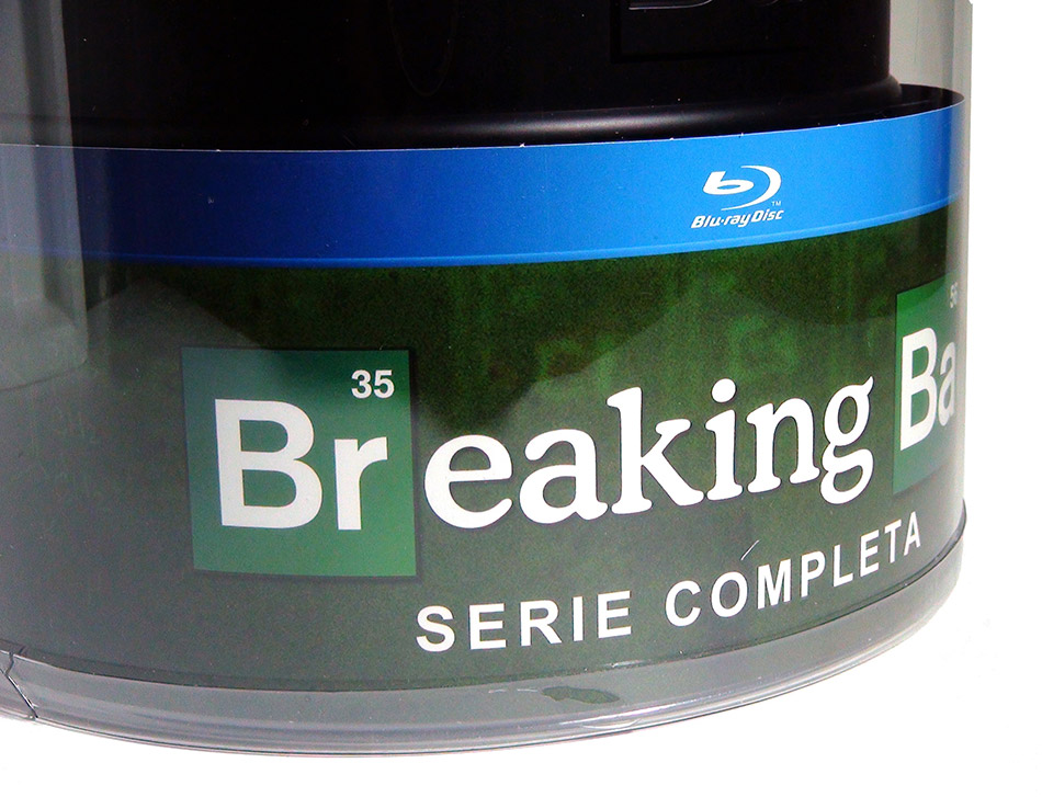 Fotografías del Barril de Breaking Bad con la serie completa en Blu-ray