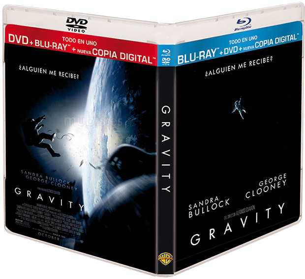 Carátula del Blu-ray de Gravity