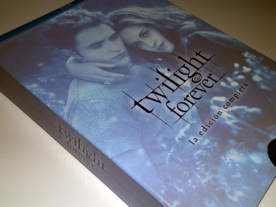 Fotografías del pack Twilight Forever con la Saga Crepúsculo en Blu-ray