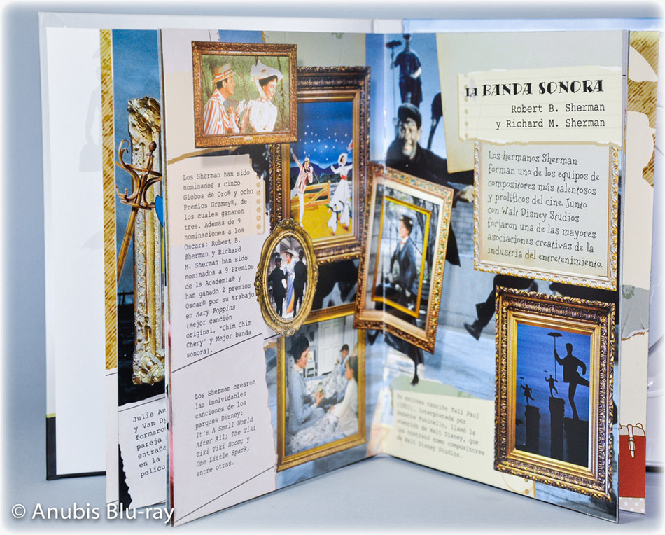 Fotografías de Mary Poppins edición coleccionista en Blu-ray