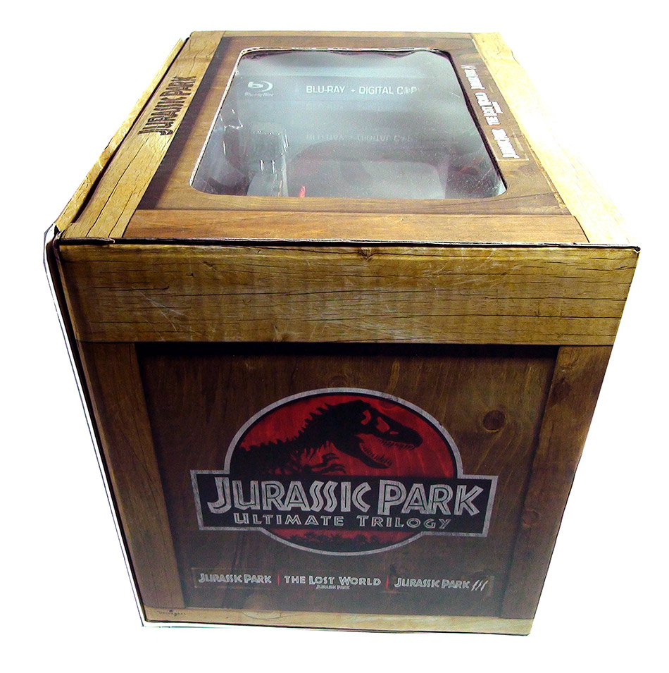 Fotografías de la Trilogía Jurassic Park en Blu-ray con T-Rex (Alemania) 3