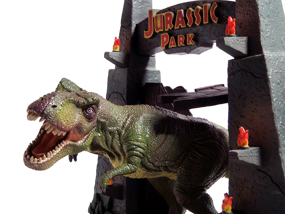 Fotografías de la Trilogía Jurassic Park en Blu-ray con T-Rex (Alemania) 7
