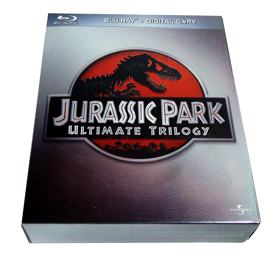 Fotografías de la Trilogía Jurassic Park en Blu-ray con T-Rex (Alemania) 11