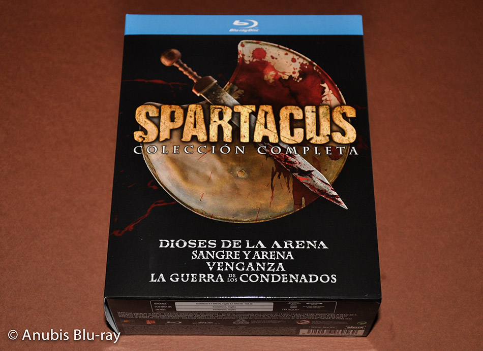 Fotografías y vídeo de Spartacus serie completa en Blu-ray 1