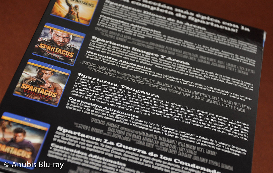 Fotografías y vídeo de Spartacus serie completa en Blu-ray 5